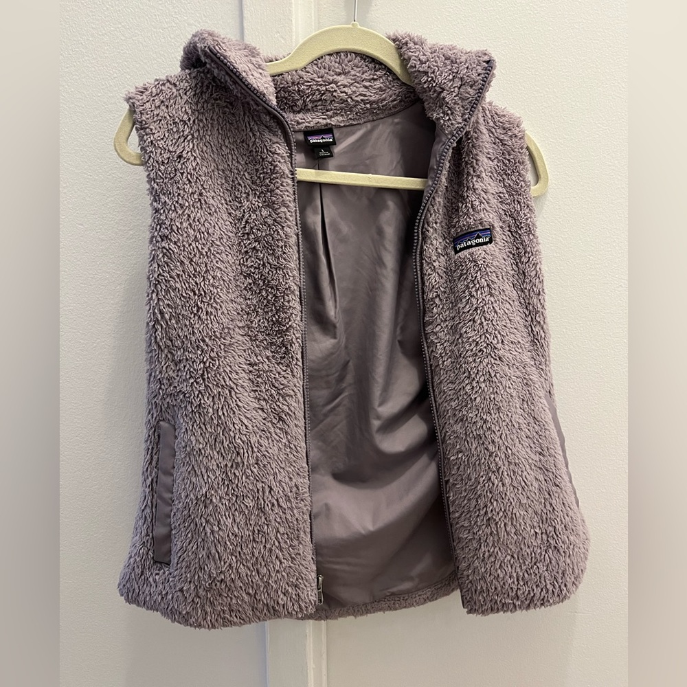 Patagonia vest in purple